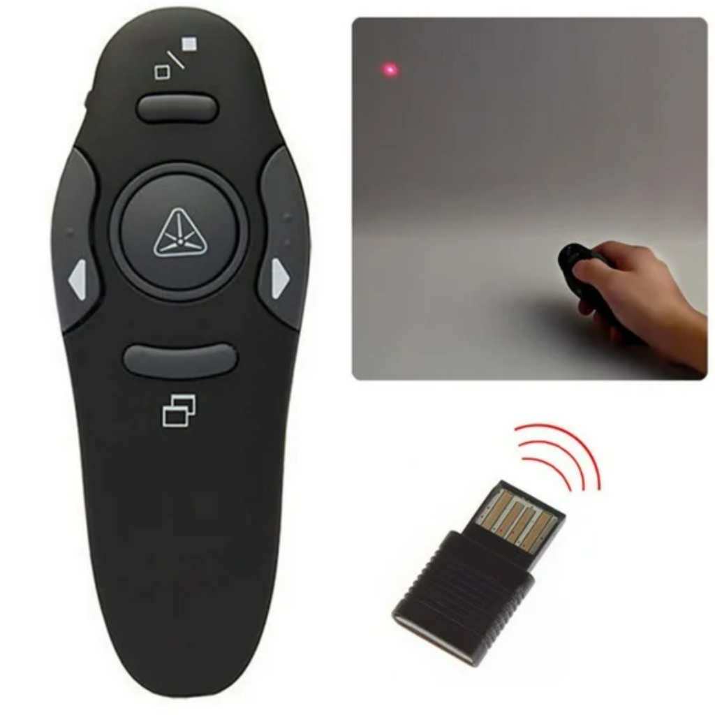 Controle Sem Fio Para Apresentações Laser Usb Palestra Reunião discurso palco quadro negro Apontador
