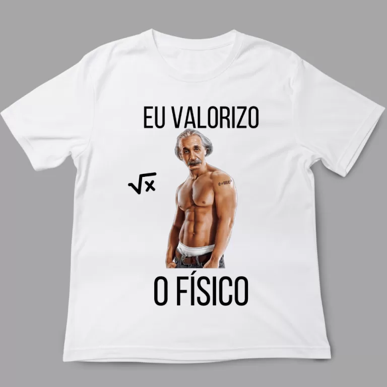 Camiseta Treino Meme | eu valorizo o físico Alber