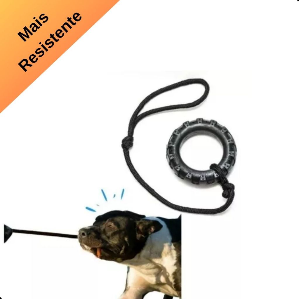 Brinquedo Mordedor Cabo de Guerra Para Cães Forte