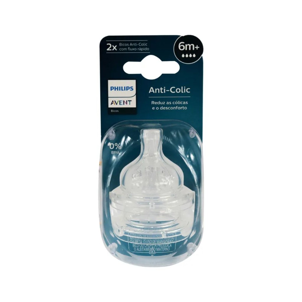 Bico Mamadeira N. 4 Linha Anti-Colic 6m+ SCY764/02