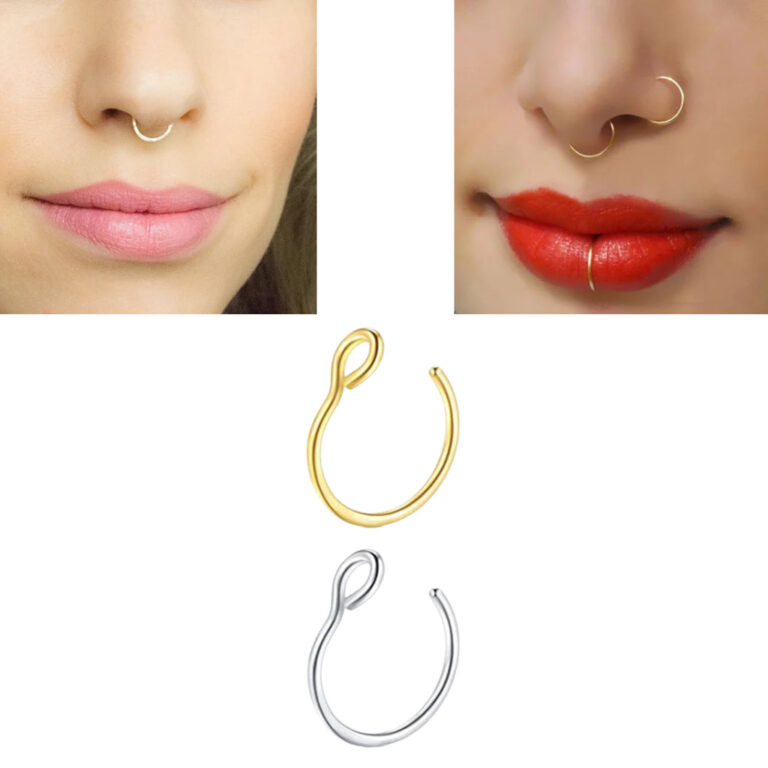 Piercing Fake Argola de Nariz Septo Nasal Falso A