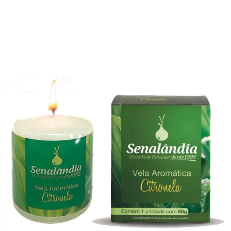 VELA AROMATICA CITRONELA – CAIXA C/ 12 PEÇA