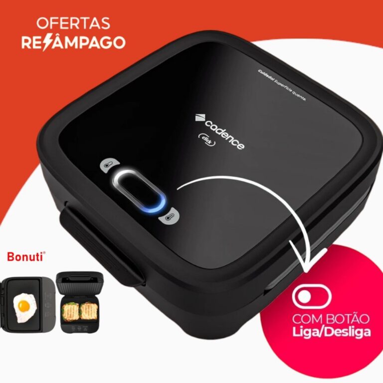 Sanduicheira Cadence Grill Click San400 Elétrica 