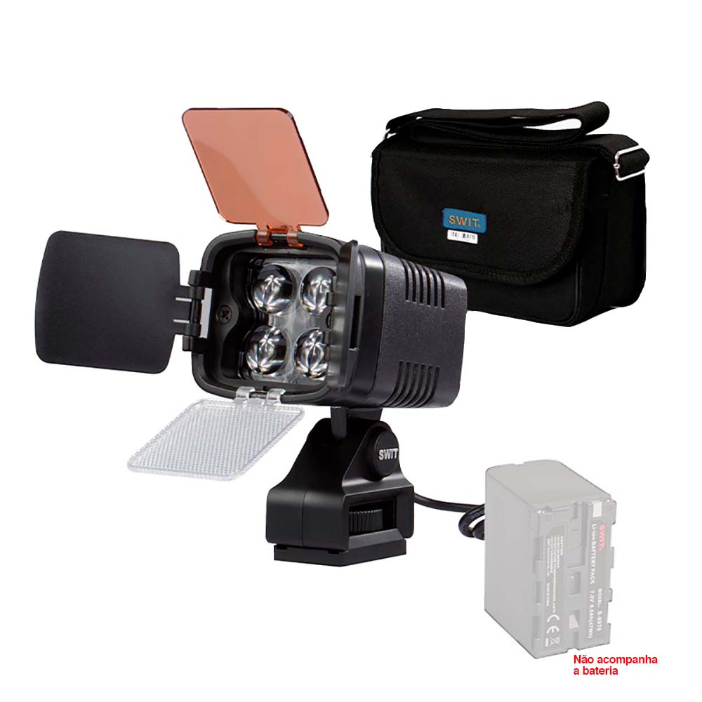 Iluminador Led Swit S-2010 com Bolsa para Transporte