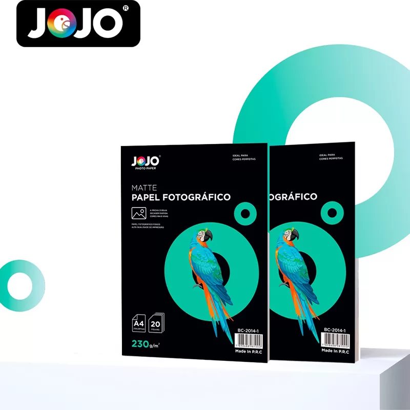500 Folhas de Papel Fotográfico 230g A4 Matte Fosco Premium