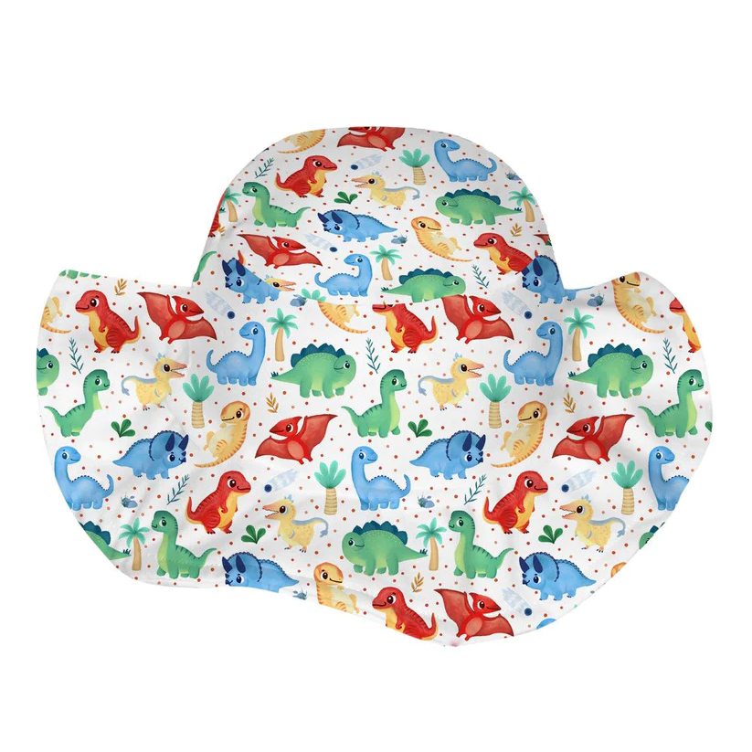 Chapéu Bebê Praia Dinos MiniBoo Proteção Solar 50+