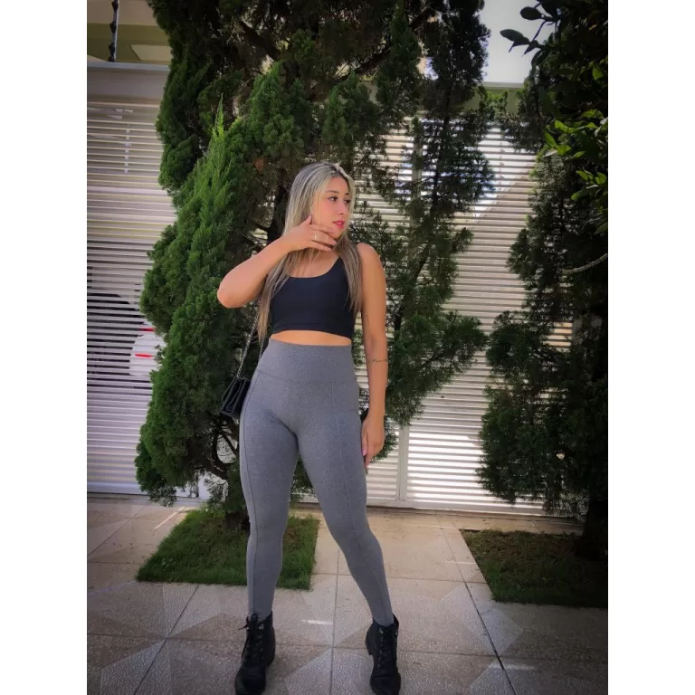 Calça Legging De Frio Leg Feminina Suplex Para Iv