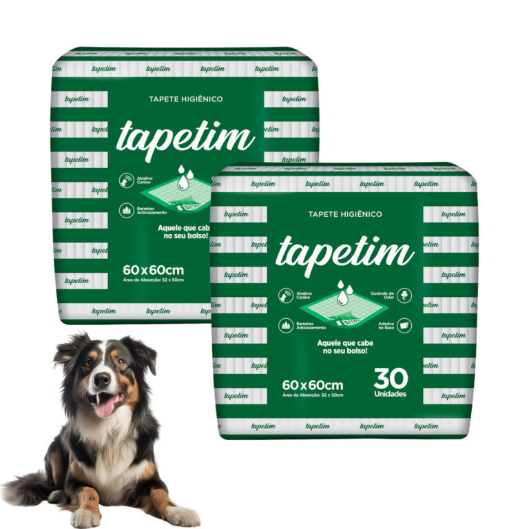 Tapete Higiênico Pet 60un 60×60 com Atrativo