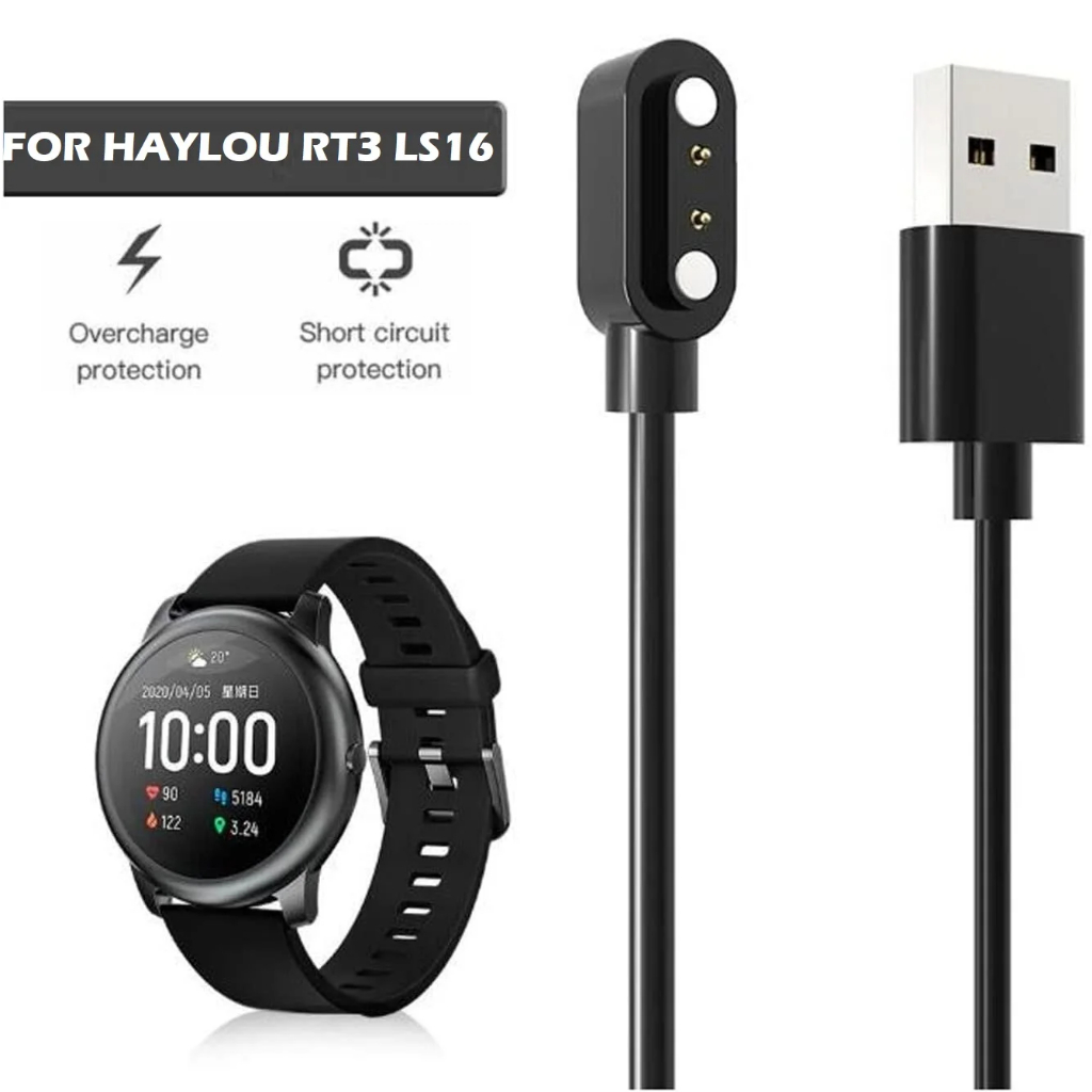 Cabo Carregador para Smartwatch Haylou RT3 LS16