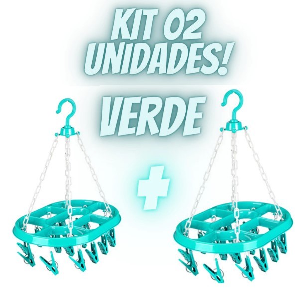 KIT C/02 Varal para Calcinhas, Meias, Cuecas, Roup