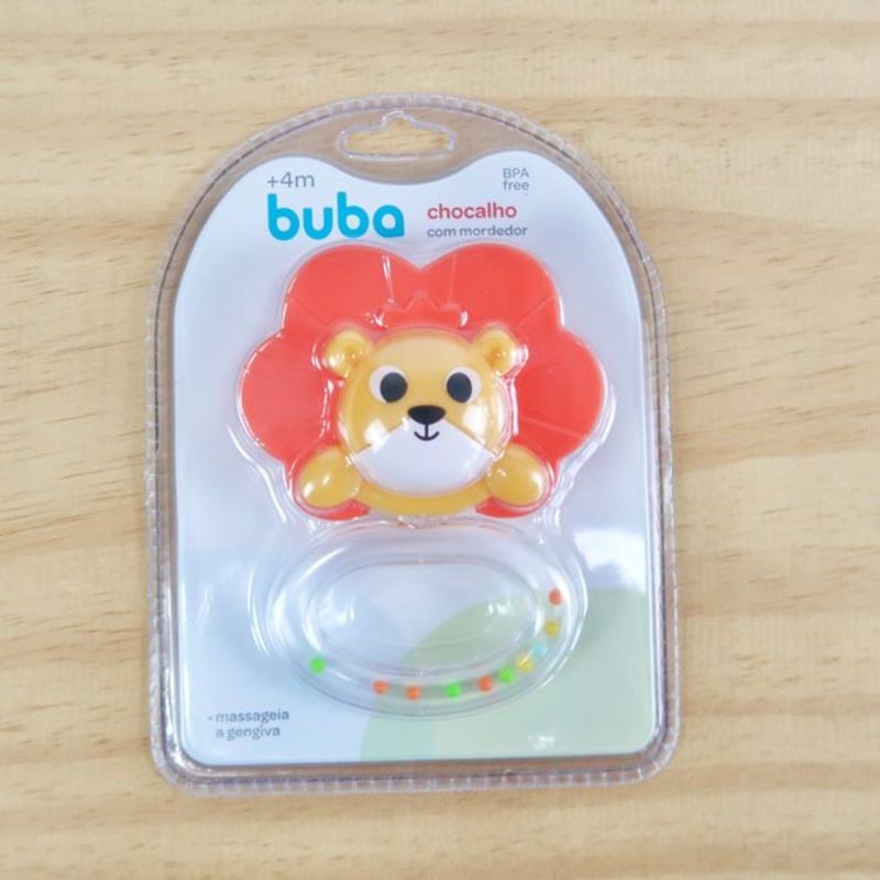 Chocalho Com Mordedor Leao