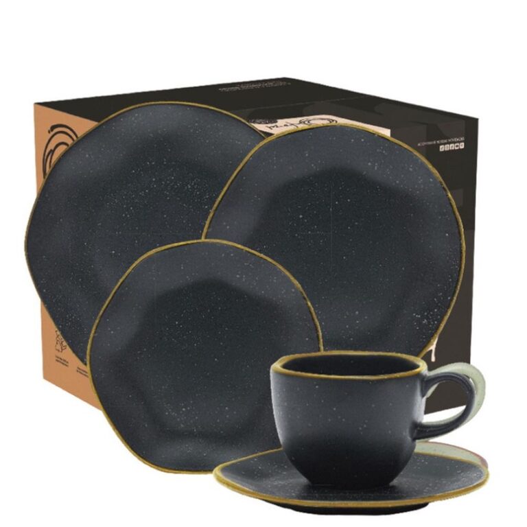 PORCELANA RYO VOLCANO APARELHO JANTAR/CHA C/20PC