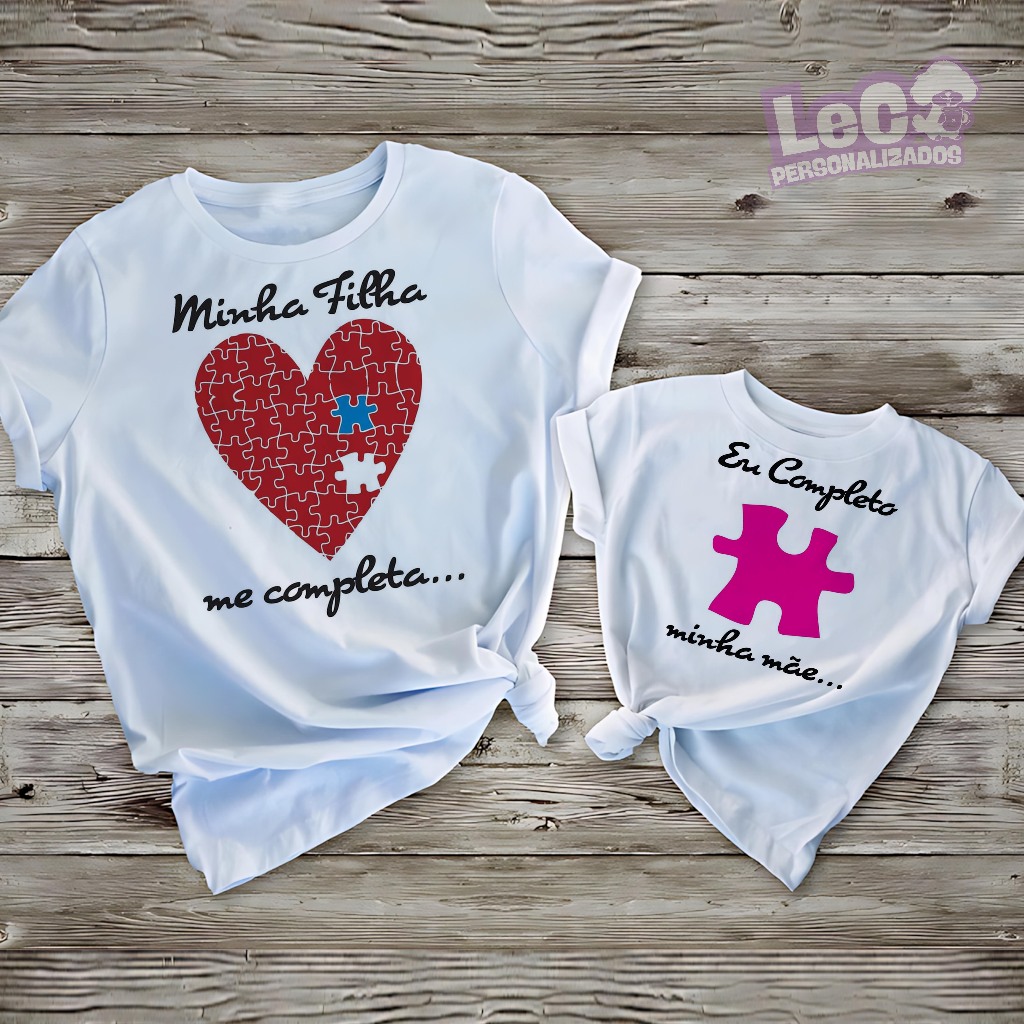 CAMISETA TAL MÃE, TAL FILHA – CAMISETA MÃE E FILHA – CAMISETA PERSONALIZADA EXCLUSIVA