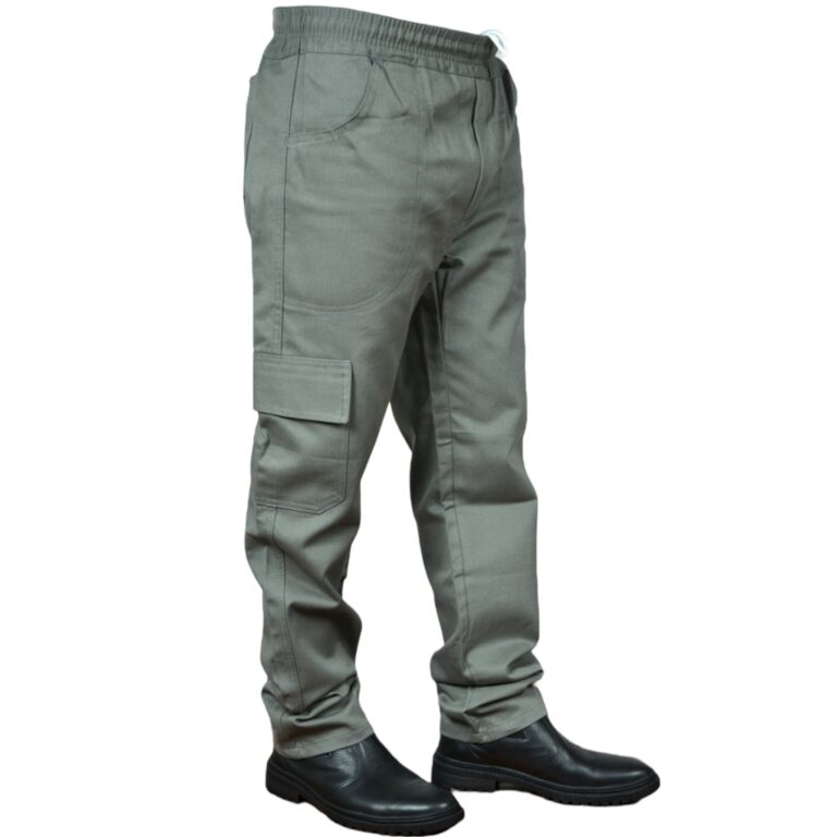Calça de Trabalho no Brim Pesado Costura dupla Re