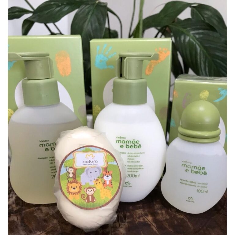 Kit Mamãe e Bebê Natura Completo com colônia- l