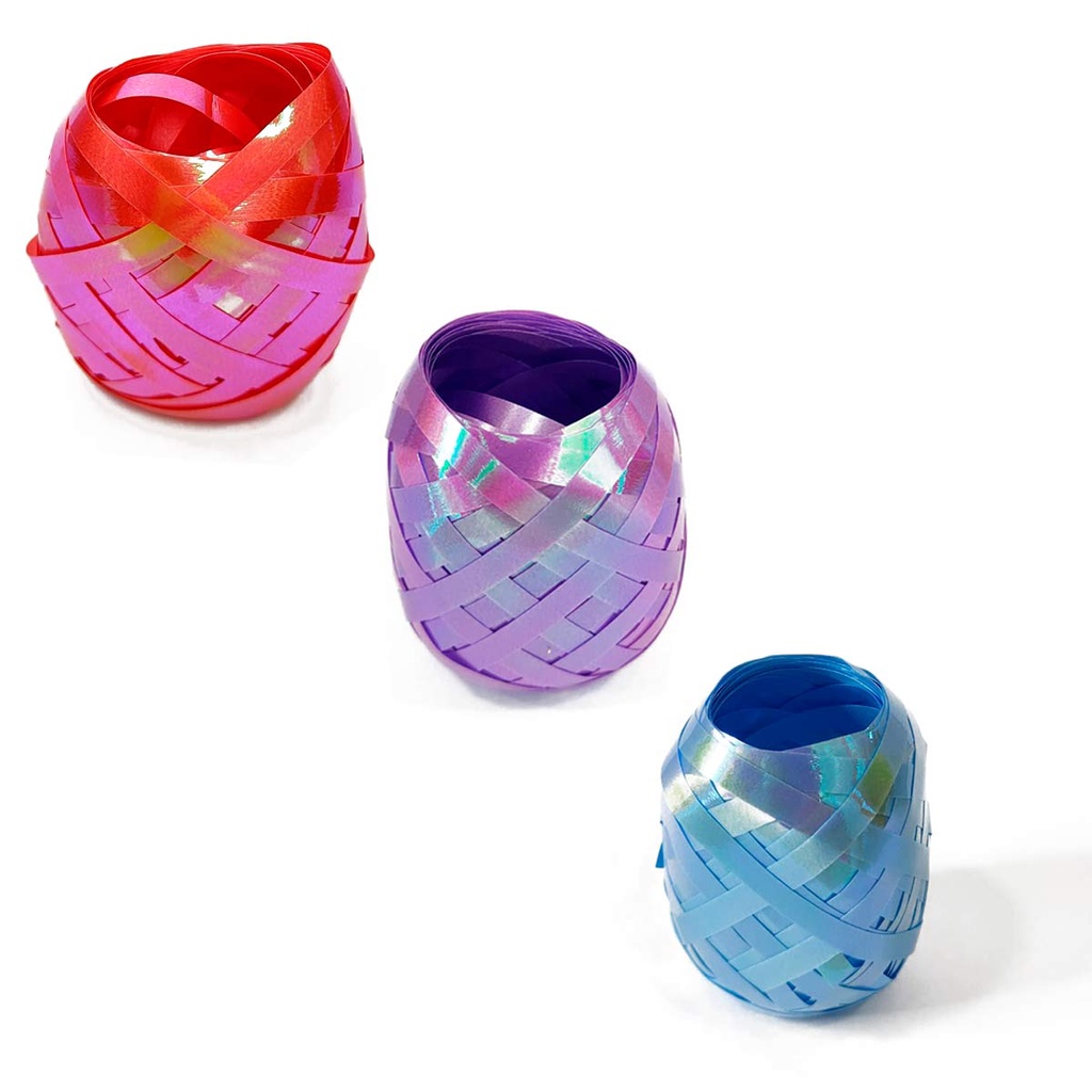 Fitilho Decorativo Holográfico Cores Sortidas Wincy 10m 6und