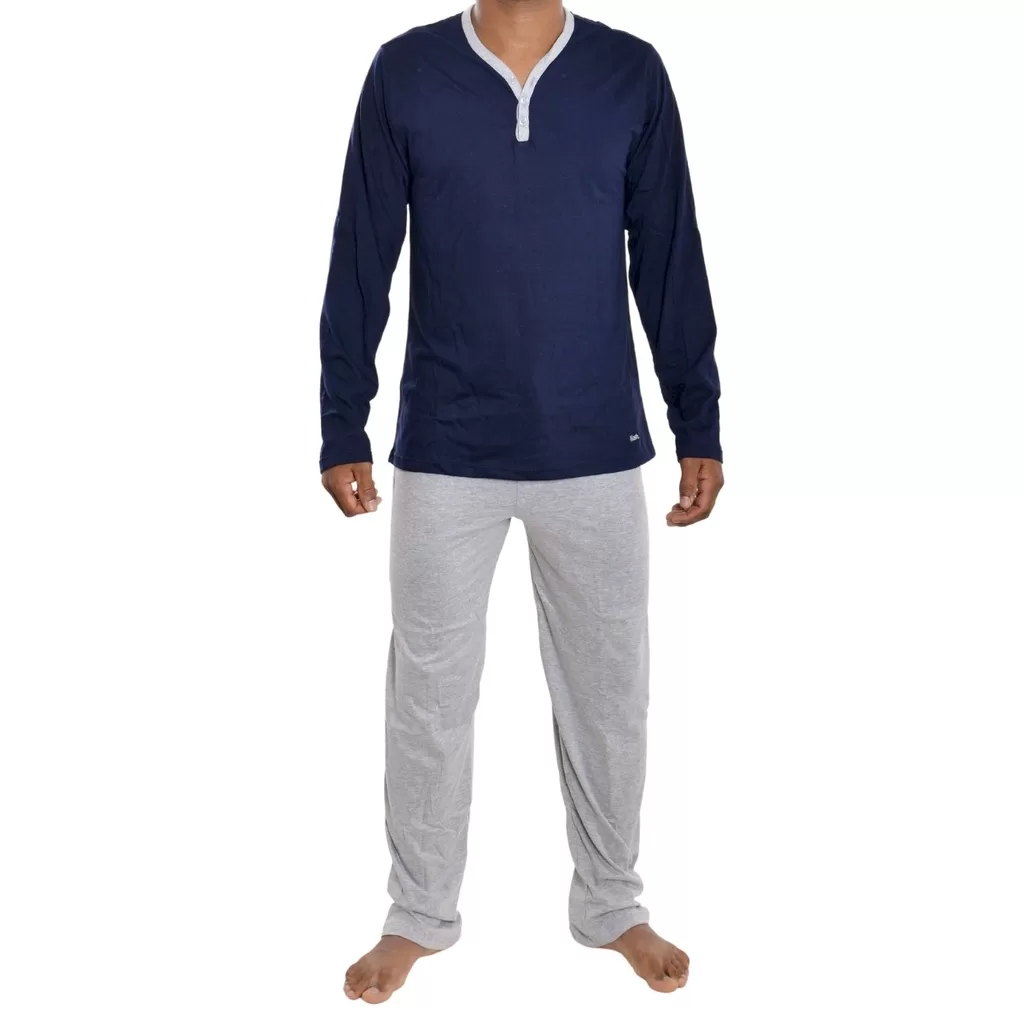 Pijama masculino em algodão para o inverno Mash