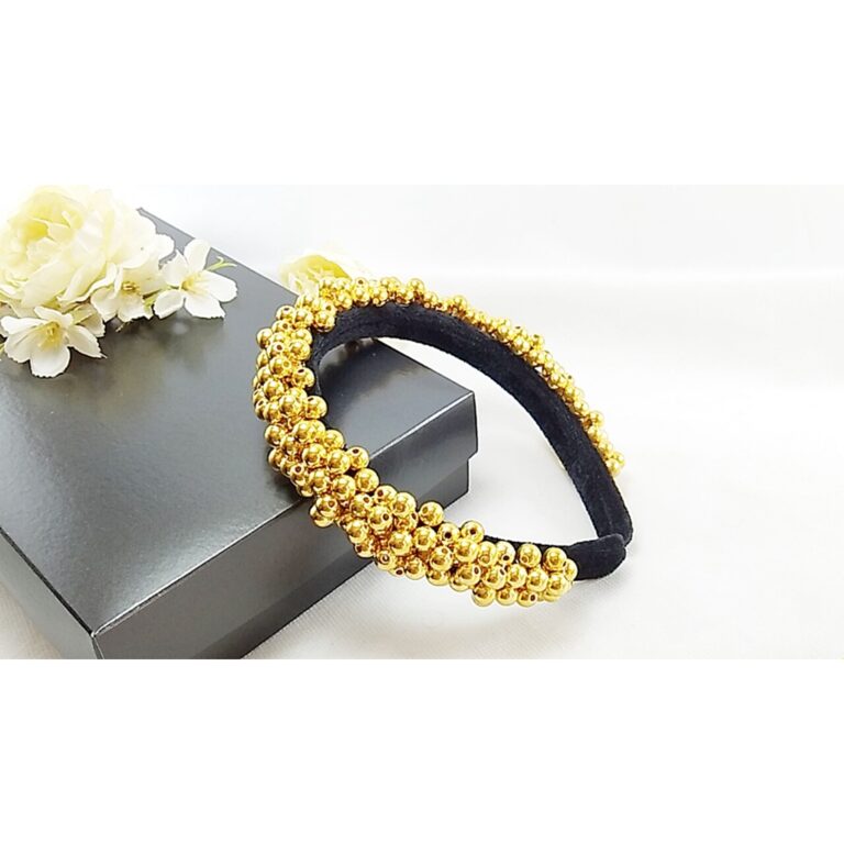 TIARA DECORADA ARTESANAL  GOLD – REF 900/012