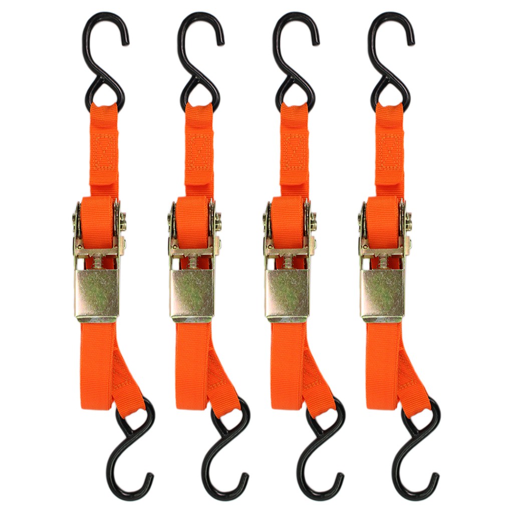 Kit Fitas Catracadas Para Prender Carga Grande De Até 120kg Com 4 Unidades