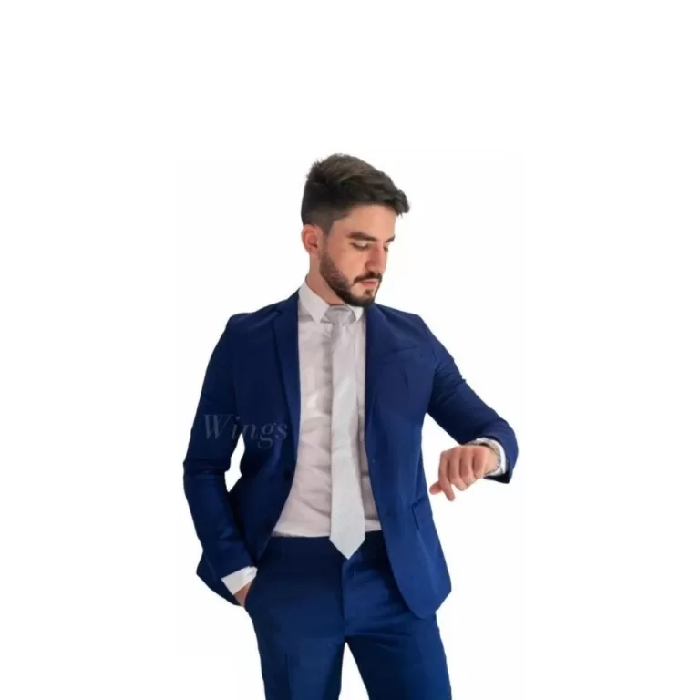Terno Azul Marinho Slim Caimento Perfeito Direto D