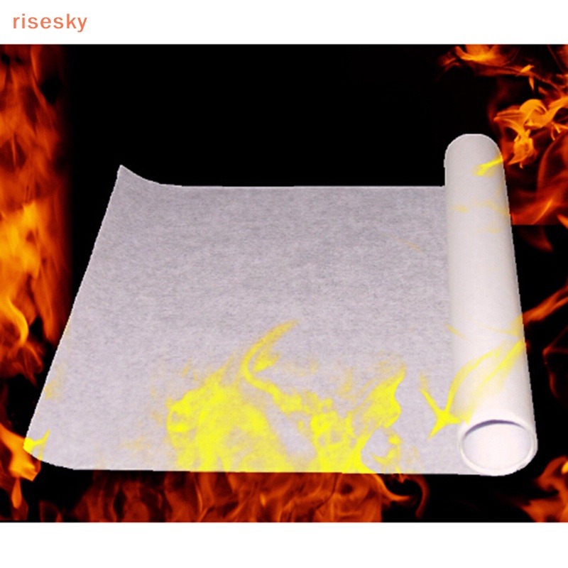 [risesky] 1pcs 50X20cm Flash Flame Paper Props Brinquedos