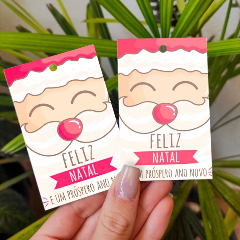 50 Unidades Tag Natal, etiqueta para lojas, empres