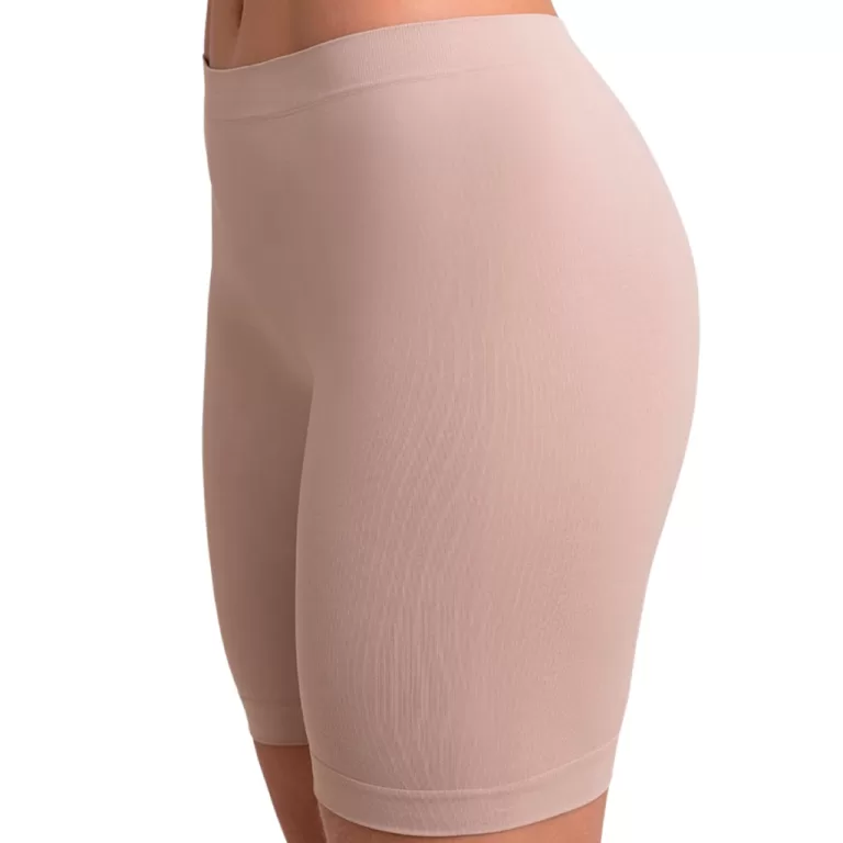 Short Anágua Meia Perna Liso Conforto Segunda Pel