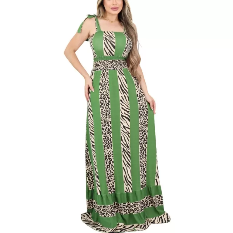 Vestido Longo Moda Evangélica Fechado Viscolycra 