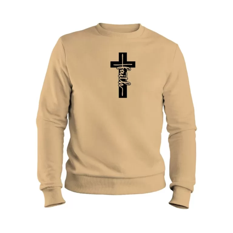 Blusa de frio moletom gola redonda sem capuz model