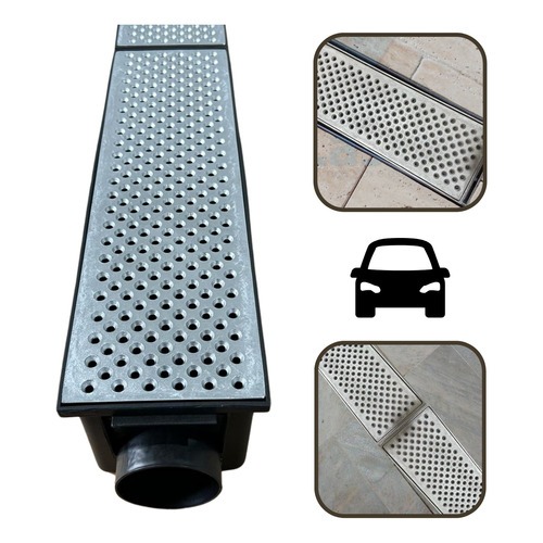 Ralo Linear Modular 15×100 Grelha Pluv Alumí