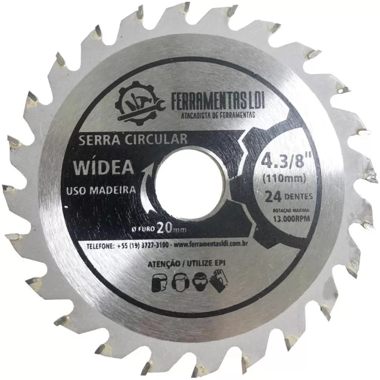 Disco Madeira Serra Circular 24 Dentes