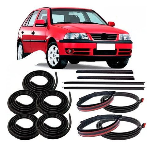 Kit Borracha 5 Portas Pingadeira Friso Teto Super 