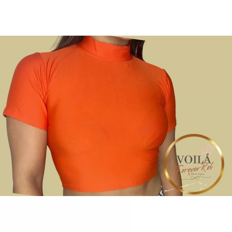 Cropped Gola suplex malha verao blusinha neutro moda gringa moda blogueira