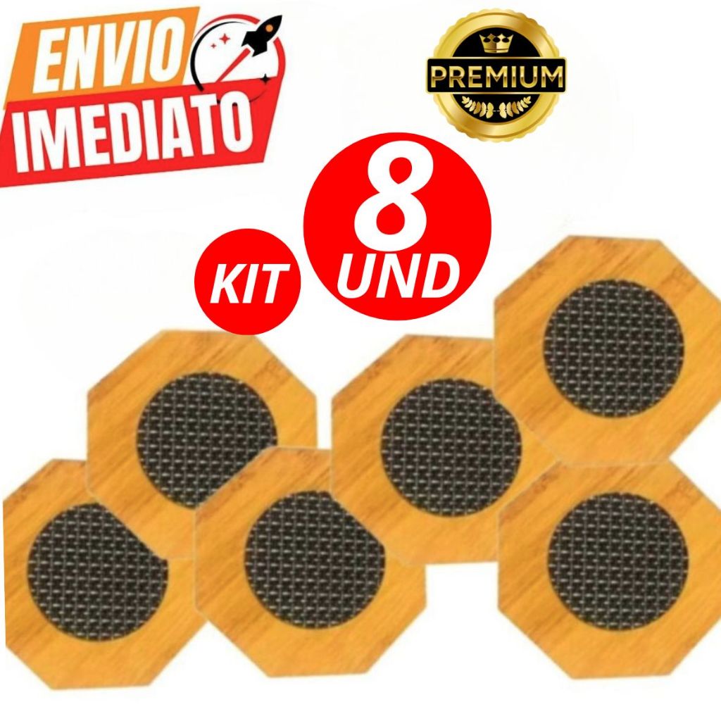 Kit 08 OU 10 Descanso Octogono Panelas Alta Qualidade Prático 16 X 16Cm Casa Cozinha Buffet Restaura