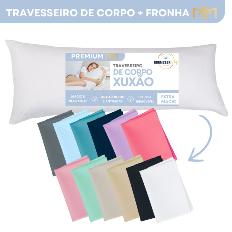 Travesseiro De Corpo Gestante Xuxao Antialérgico 