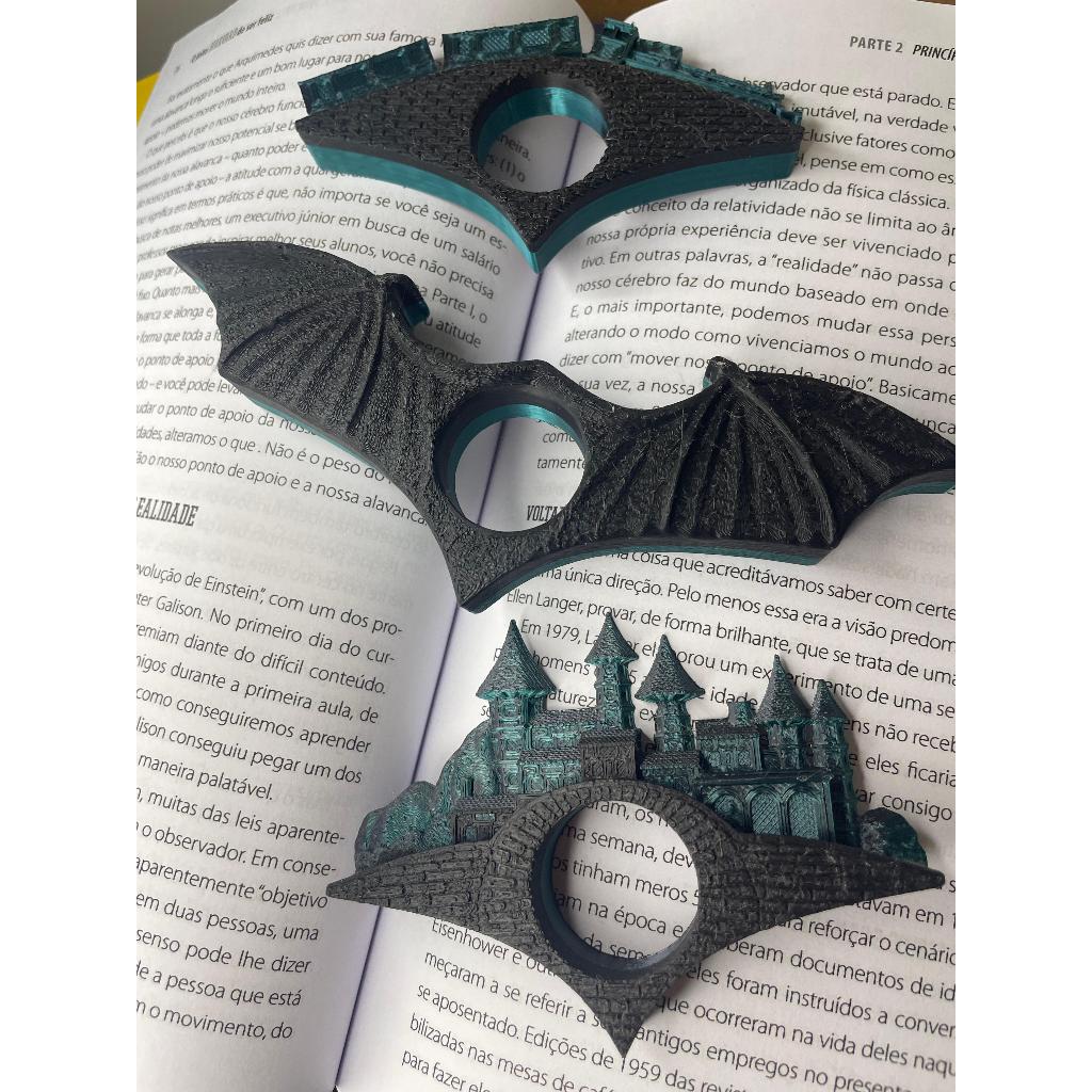 Anel para Leitura Bibliocanto Suporte para Livros Dragão Trem Castelo