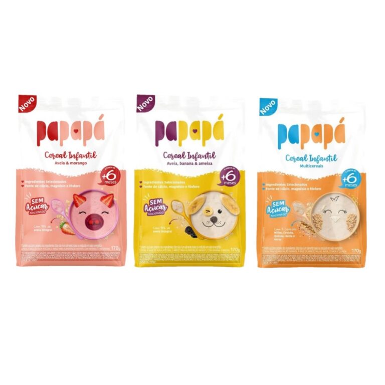 Cereal Papapá Infantil + 6 Meses Sache 170g Combo