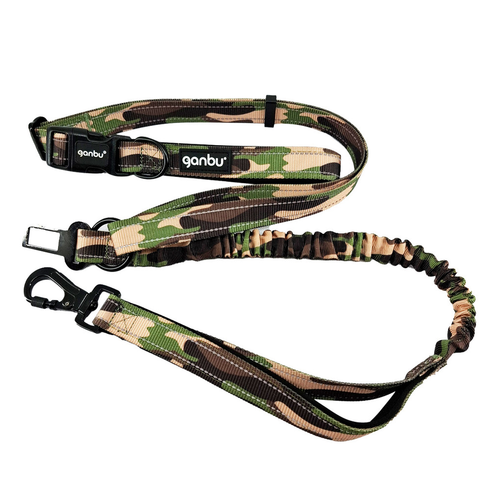 Guia Bungee Com Cinto Camuflage Ganbu