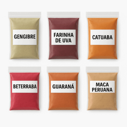 Kit Super Energético Pré Treino Natural Beterrab