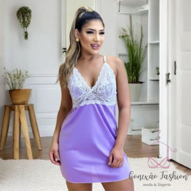 Camisola Romântica 4 Cores Renda Delicada Feminin