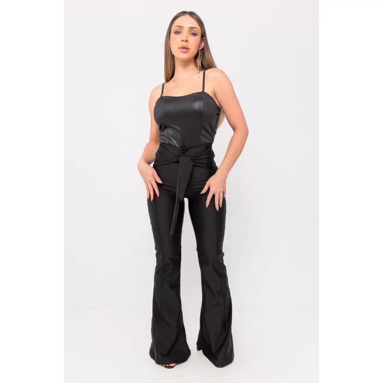 Calça Feminina Up Glam Flare Planet Girls Preto