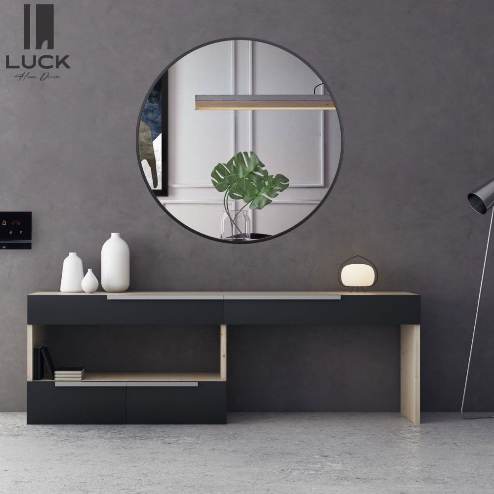 Espelho Decorativo Redondo 60cm / 50cm / 40cm / 30cm SEM ALÇA Ideal para Quarto Banheiro Sala
