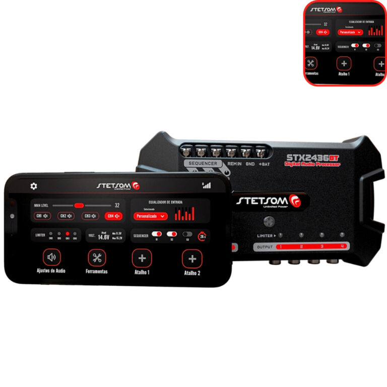 Processador Stx 2436 Bt Audio Stetsom App Lancamen
