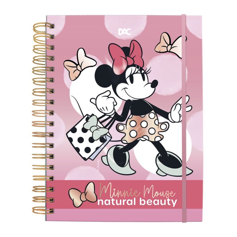 Caderno Smart A5 Minnie Com Folhas Tira e Põe 