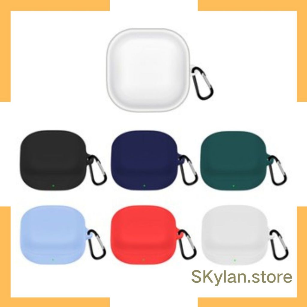 Capa silicone tpu compativel Samsung Galaxy, fones de ouvido 2/buds + gen 2/buds 2 pro/buds, live bl