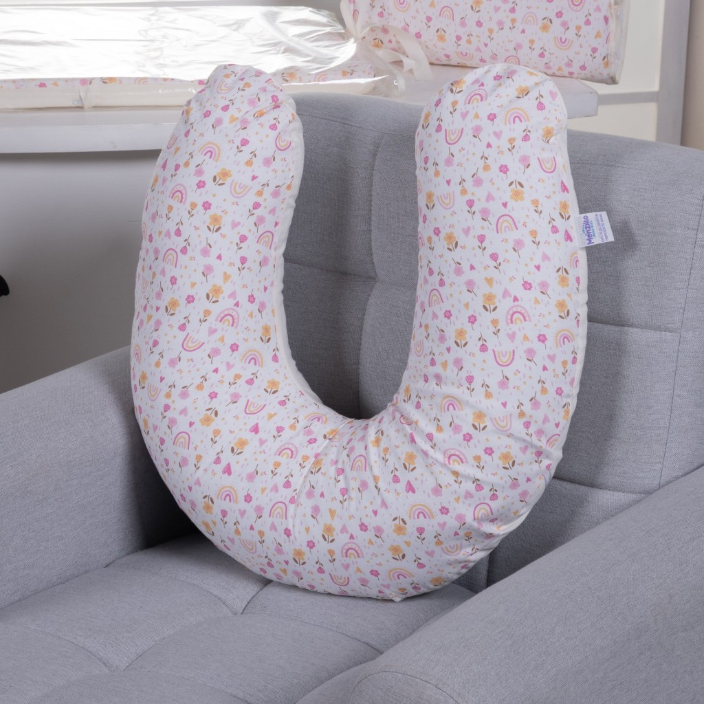 Almofada de Amamentação Extra Grande 100% Algodão