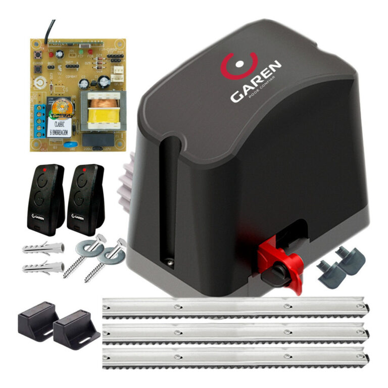 Kit Motor Portao Eletronico Garen Deslizante de Co