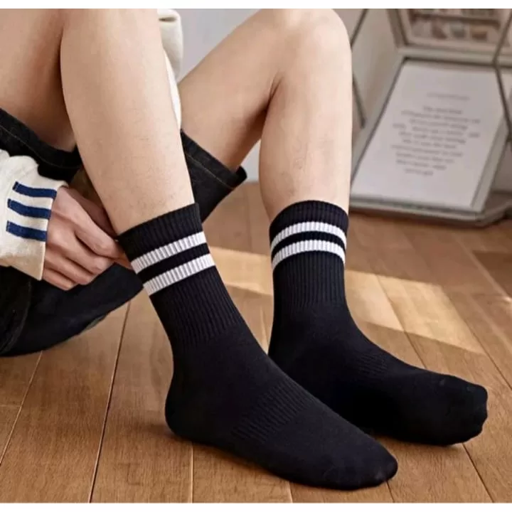 Kit Meia 4, 8 ou 12 Pares Meias Cano Alto 80% Algo
