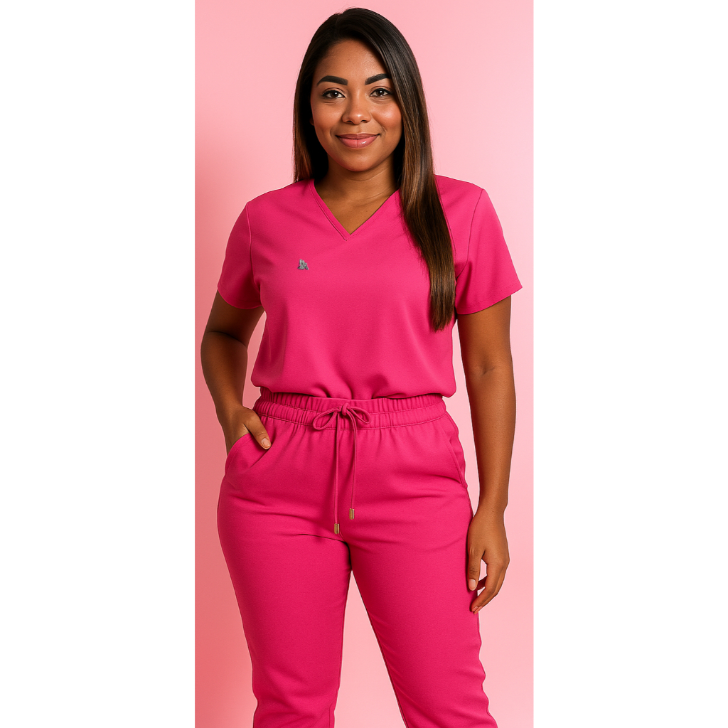 PIJAMA CIRÚRGICO/ SCRUB SIMPLES + BORDADO COM NOME E PROFISSÃO