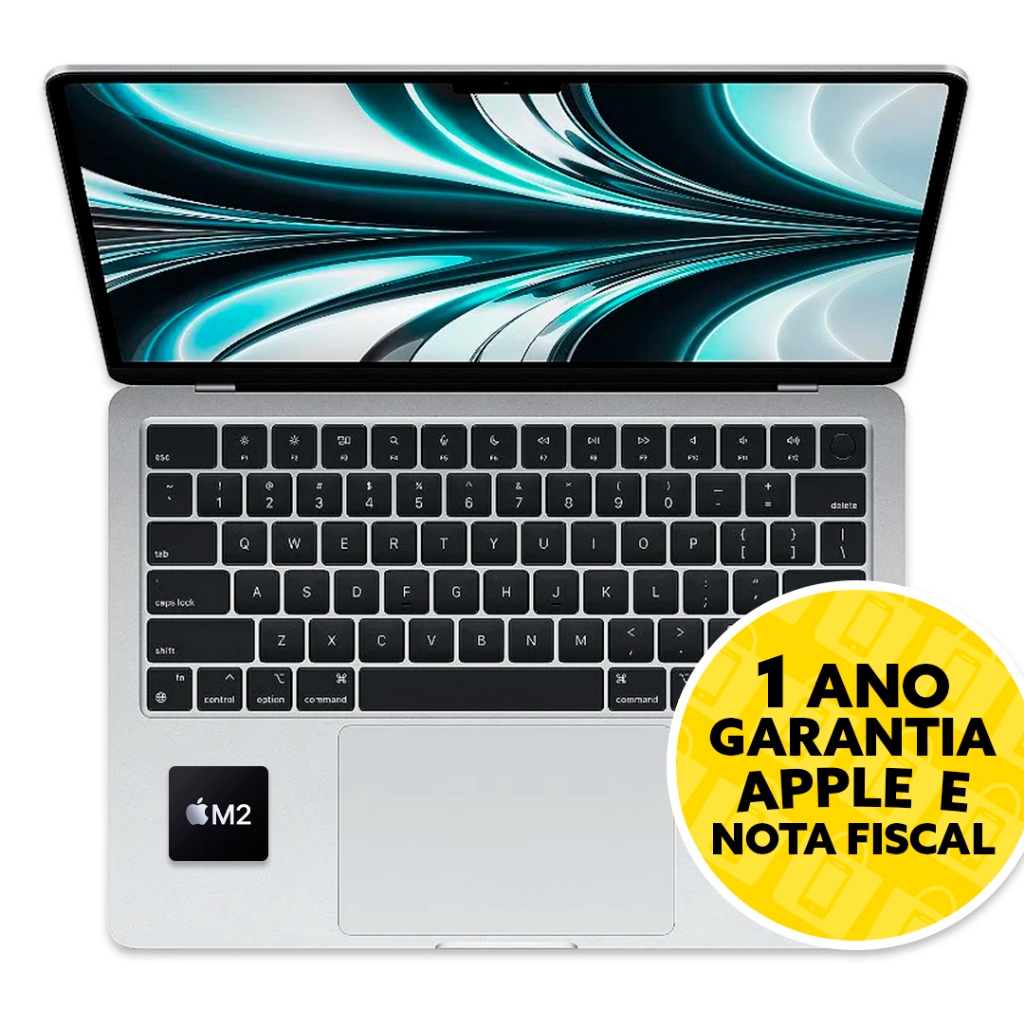Apple Macbook Air M2 8GB RAM SSD 256GB Tela 13 Polegadas Novo Lacrado Garantia Apple com Nota Fiscal